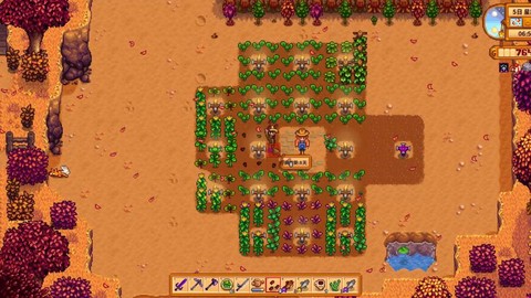 星露谷物语怎么种花