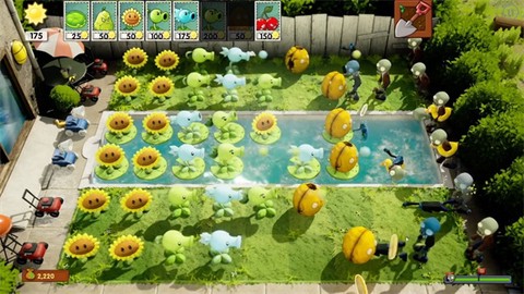 3d植物大战僵尸图1