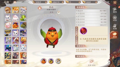 天龙八部什么宠物好