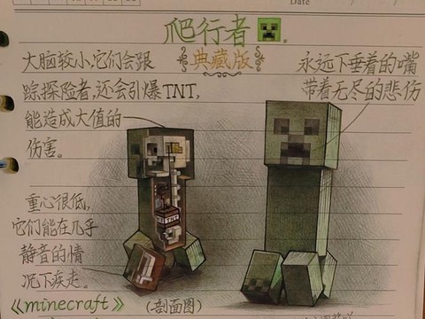 我的世界怎么画苦力怕[图1]