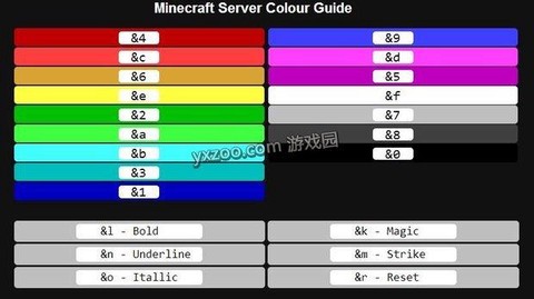 我的世界怎么打彩色字