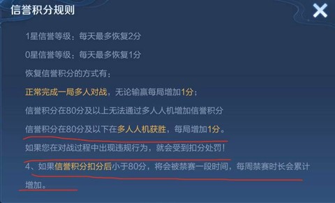 王者荣耀信誉分低于80怎么恢复[图1]