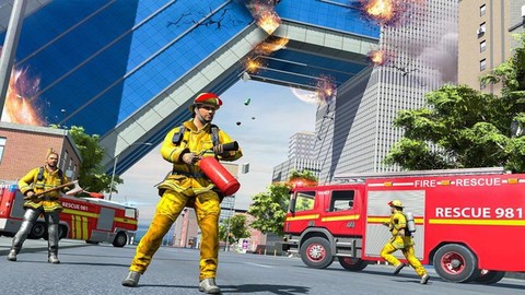 消防员救援英雄图3