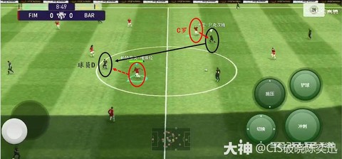 实况足球10如何协防[图2]