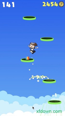 跳上天空女孩图1