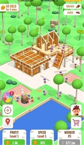 闲置丛林：生存建筑大亨图1