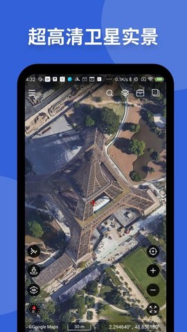 新知卫星地图图1