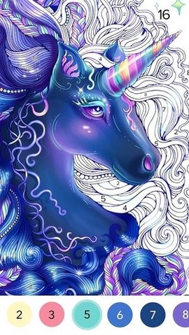 彩色风景：按数字着色图2