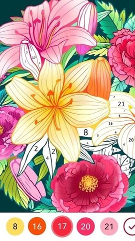 彩色风景：按数字着色图3