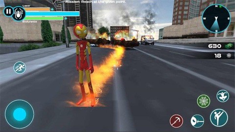 黑蜘蛛火柴人绳索英雄图2