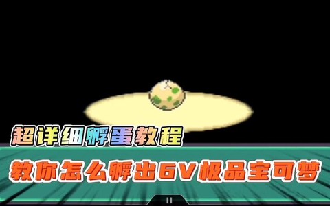 口袋妖怪6v怎么孵[图2]