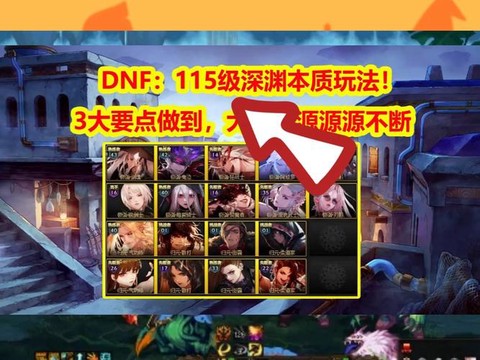 dnf打深渊什么级别[图1]