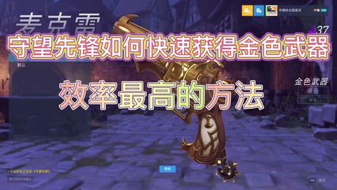 守望先锋怎么刷金武器[图2]