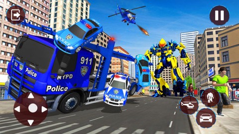 警察直升机机器人图1
