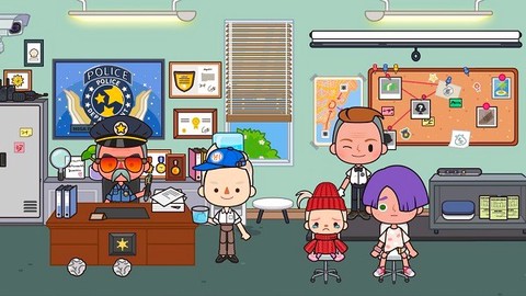 迷你城堡小镇警察局图2