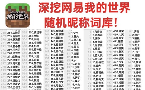 我的世界取什么昵称好[图1]
