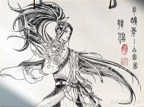 王者荣耀韩信怎么画[图2]