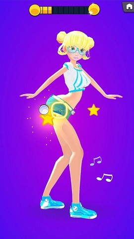 卡通女孩舞蹈图1