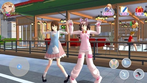 樱花校园粉色少女图2