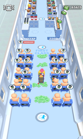 空姐匆忙图1