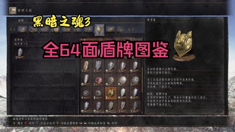 黑魂3盾反用什么盾[图1]