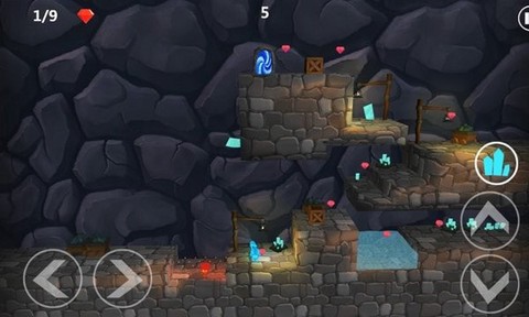 森林冰火人3D版图3