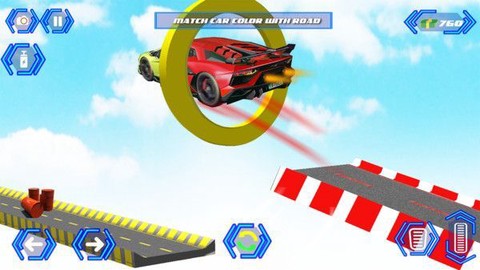 彩色汽车轨道特技赛图3