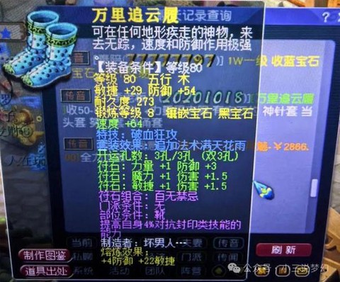梦幻西游鞋子打什么符石[图1]