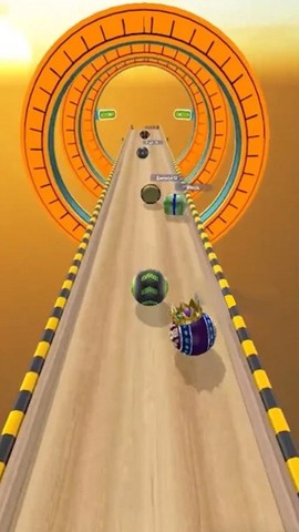 天空的滚动球球图2