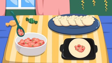 女生学做饭图1
