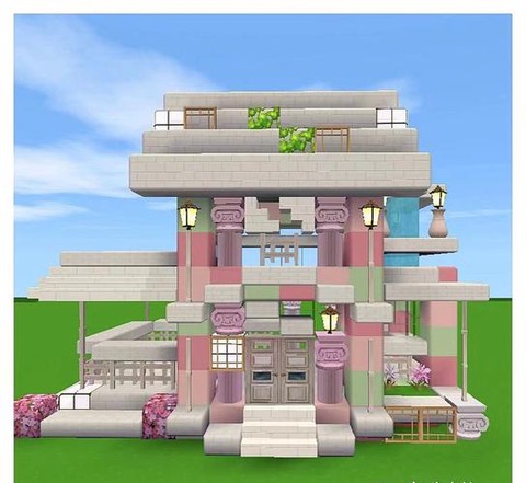 迷你世界怎么建别墅图