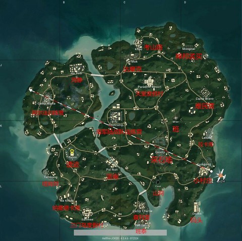 绝地大逃亡地图怎么看