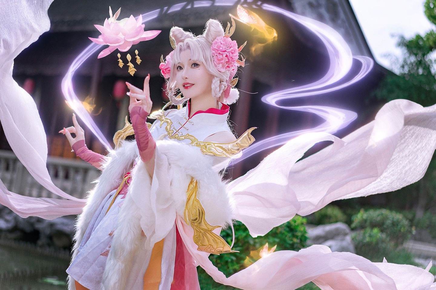 王者荣耀 嫦娥拒霜思cosplay图集