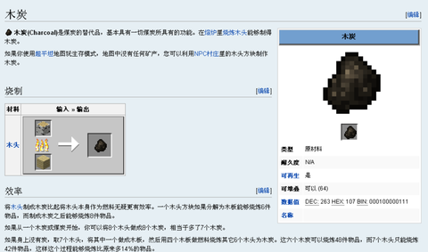 迷你世界如何制作木炭[图2]