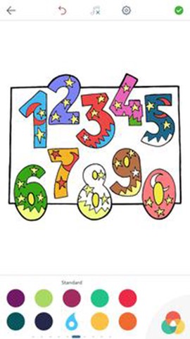 成人数字涂色书图2