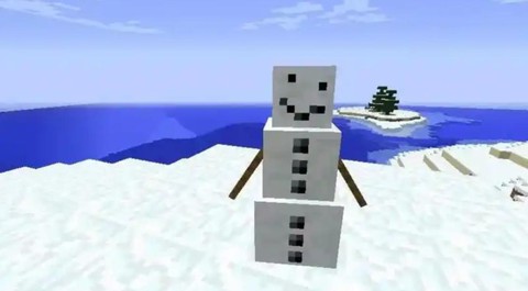 我的世界雪怪怎么做