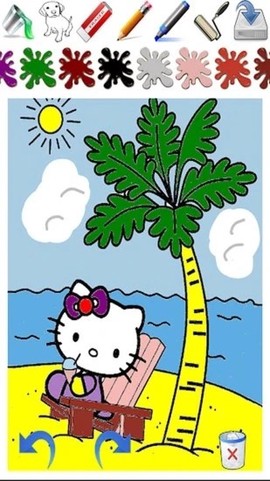 小公主画猫咪图1