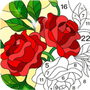 数字填色画画板