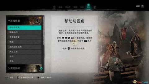 刺客信条2怎么移动头