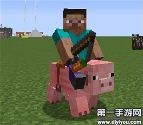 我的世界骑猪怎么控制