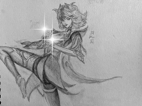 怎么画英雄联盟的英雄[图2]