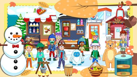 托卡迷你城市滑雪人图1