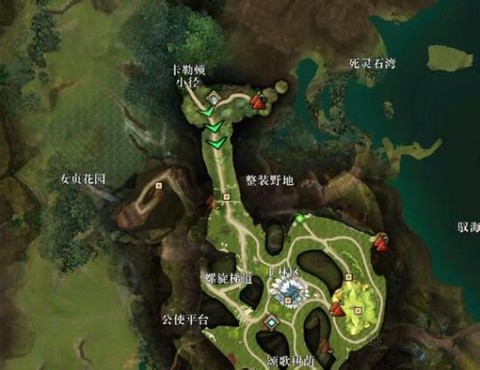 激战2怎么去圣林之地