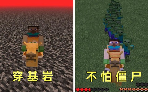 我的世界怎么穿基岩[图1]