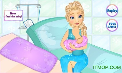 冰雪公主生小宝宝图1