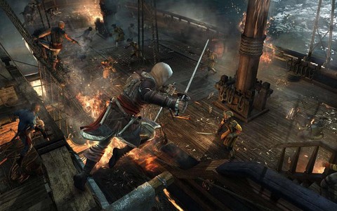 刺客信条4怎么用鱼叉