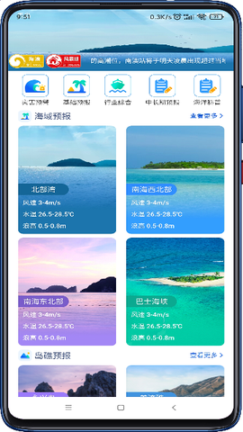 南海海洋预报图1