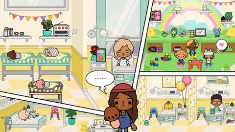 迷你小镇城堡小医院图2