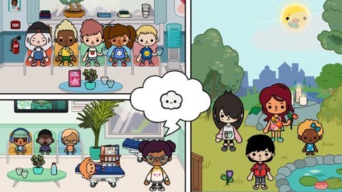 迷你小镇城堡小医院图3