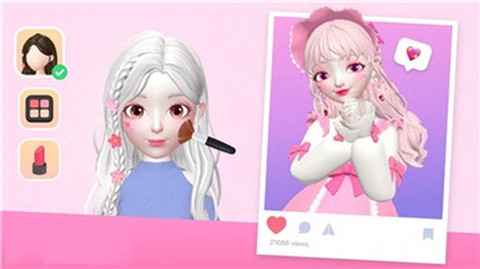 公主少女爱美容图1